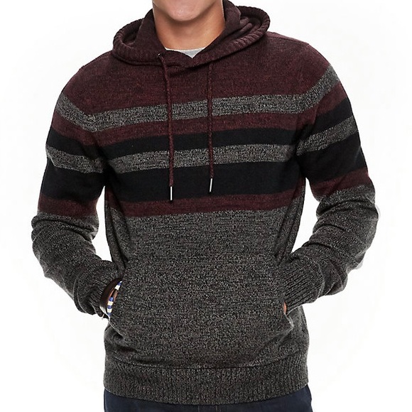 urban pipeline Other - Men’s Striped Knit Hoodie